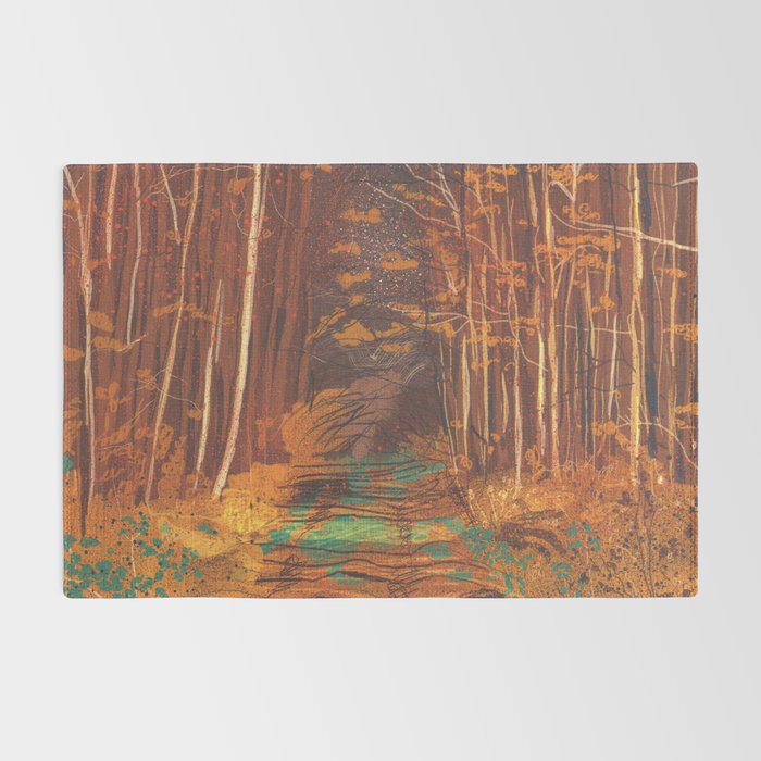 Autumn walk Rug Gallery Image 2