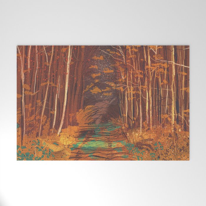 Autumn walk Welcome Mat Gallery Image 1