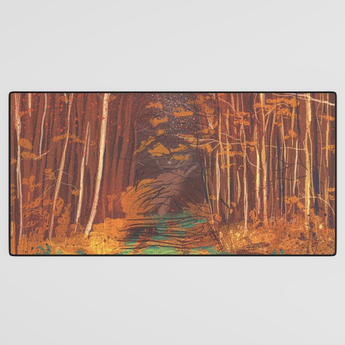 Autumn walk Desk Mat Gallery Image 3