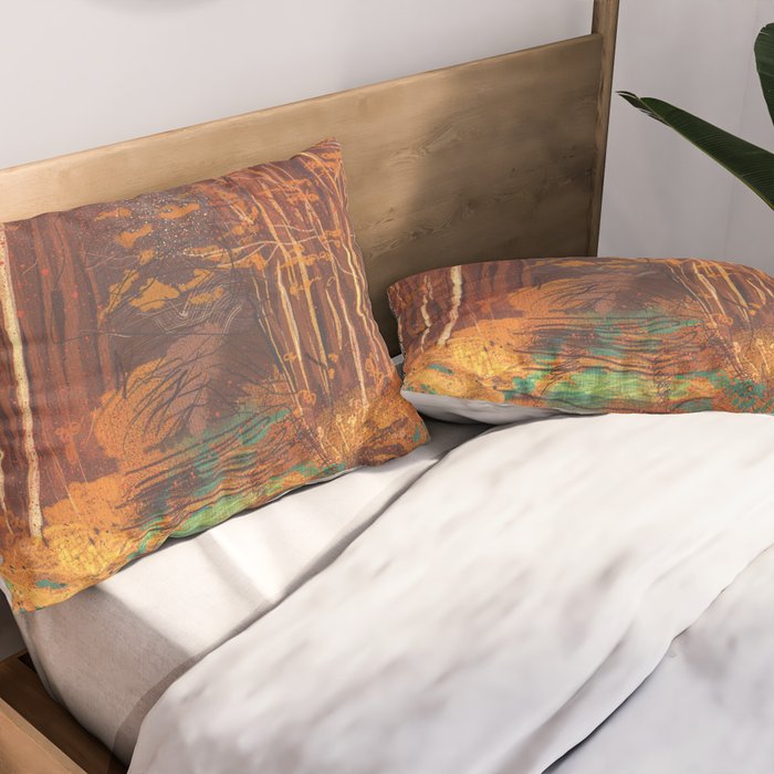 Autumn walk Pillow Sham Gallery Image 2
