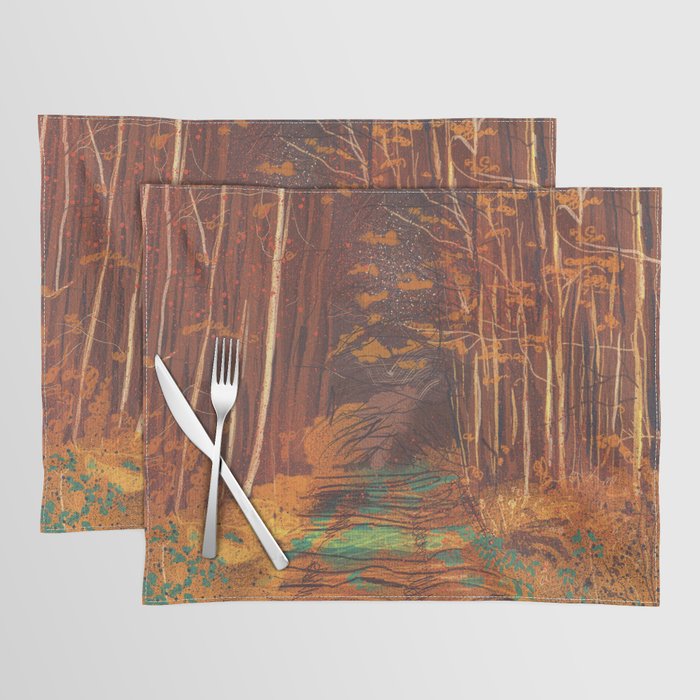 Autumn walk Placemat Gallery Image 1