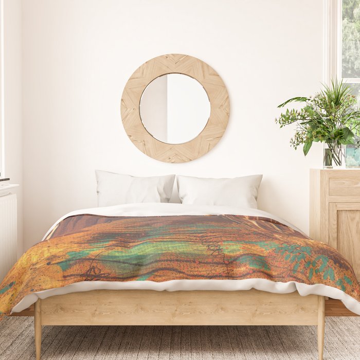 Autumn walk Duvet Cover Gallery Image 3