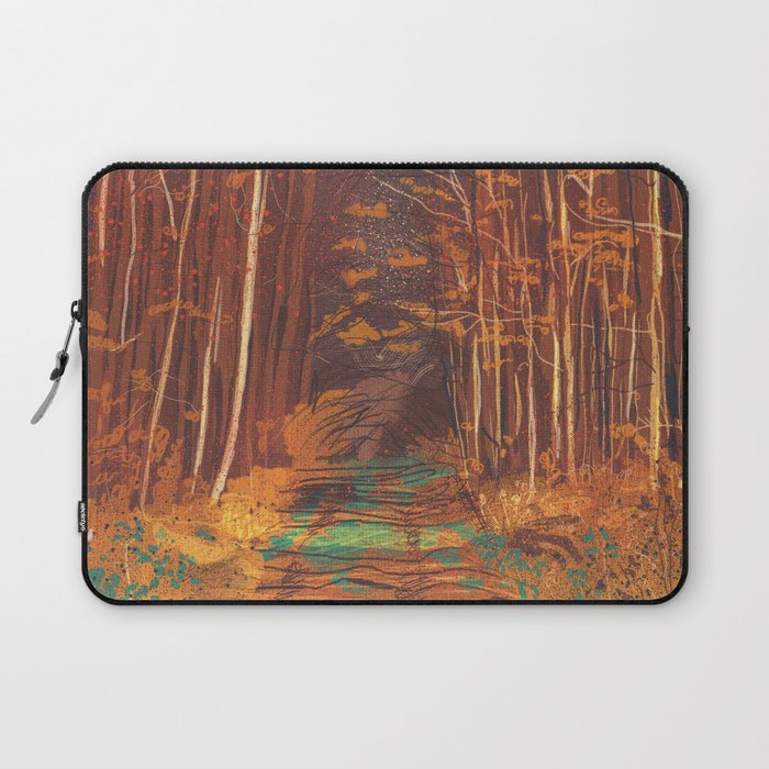 Autumn walk Laptop Sleeve Gallery Image 1