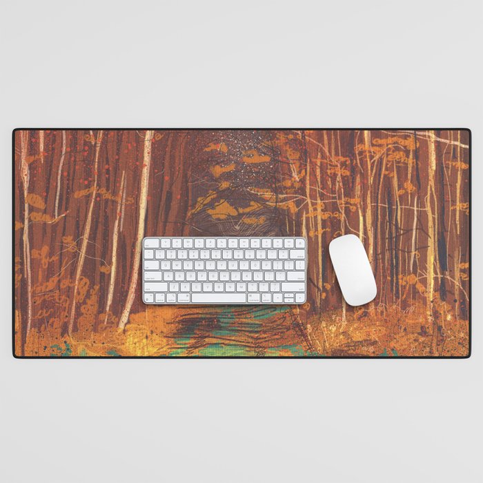 Autumn walk Desk Mat Gallery Image 1