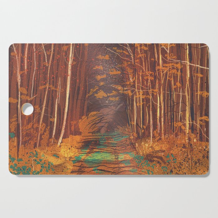 Autumn walk Cutting Board Gallery Image 1