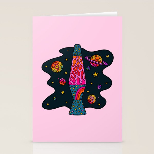 Virgo Lava Lamp Stationery Card Gallery Image 2