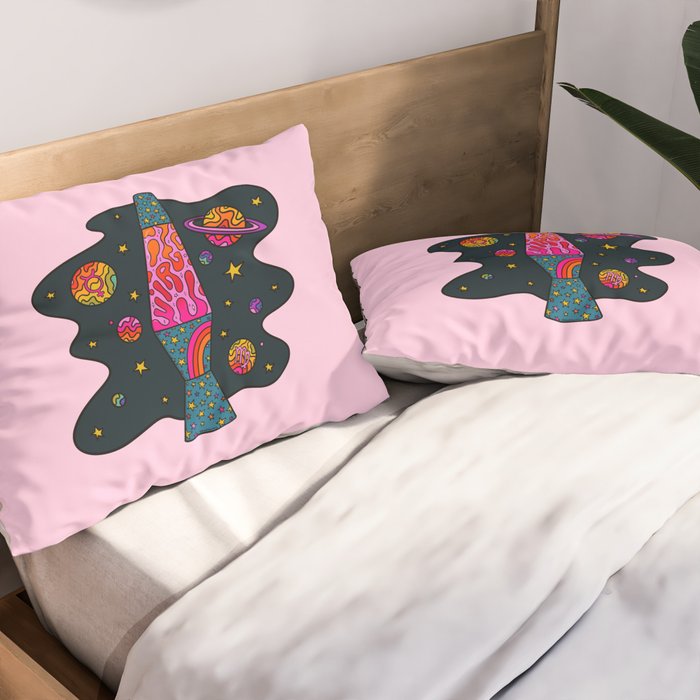 Virgo Lava Lamp Pillow Sham Gallery Image 2