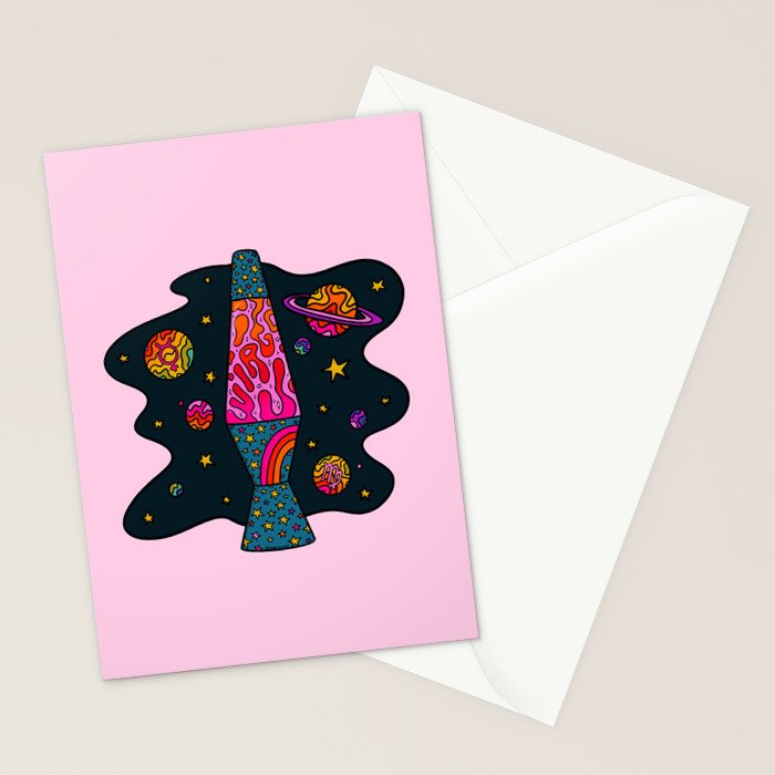 Virgo Lava Lamp Stationery Card Gallery Image 2