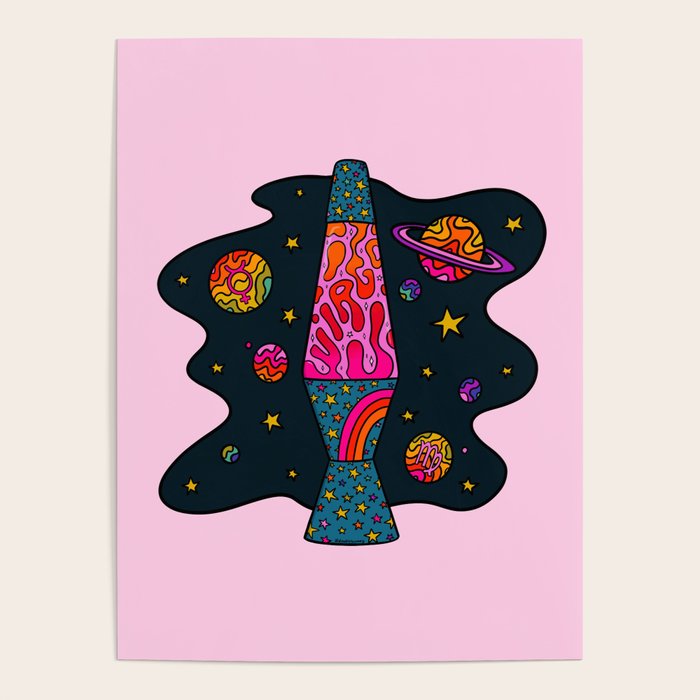 Virgo Lava Lamp Poster Gallery Image 4