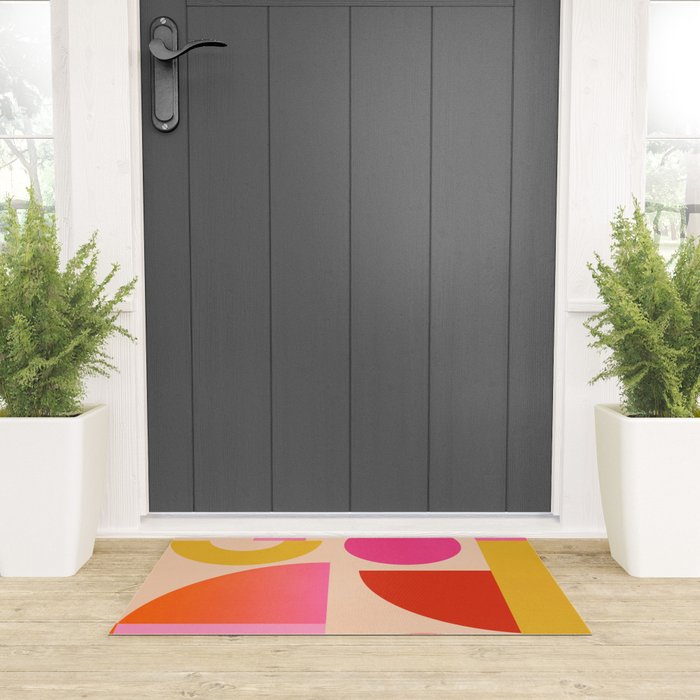 Geometric Shapes 201 Welcome Mat Gallery Image 3
