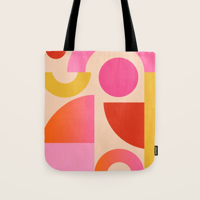 Geometric Shapes 201 Tote Bag Gallery Image 1