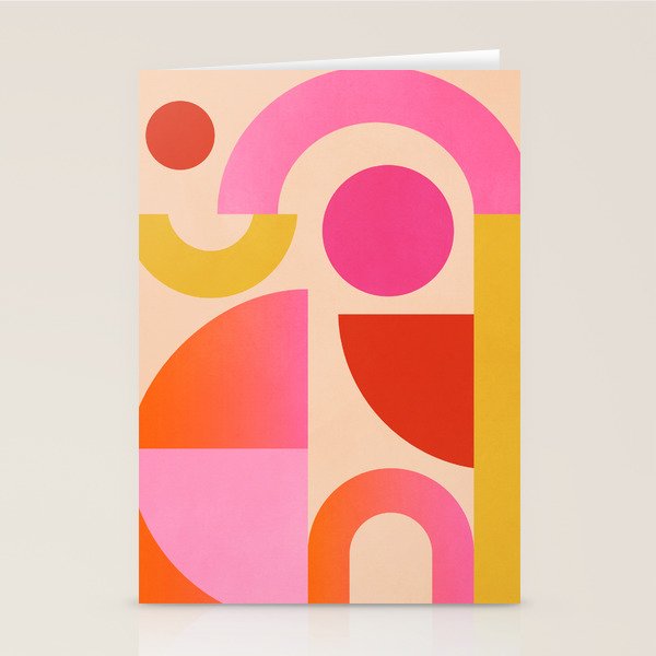 Geometric Shapes 201 Stationery Card Gallery Image 2