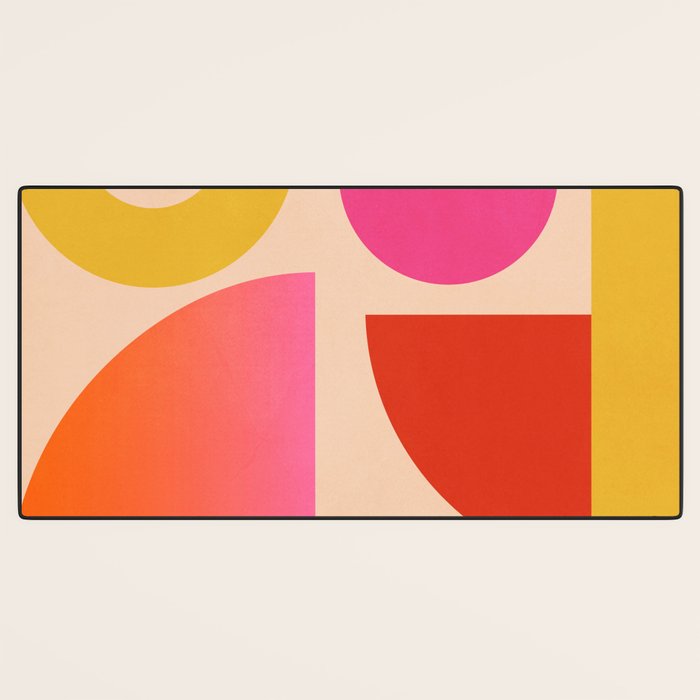 Geometric Shapes 201 Desk Mat Gallery Image 3