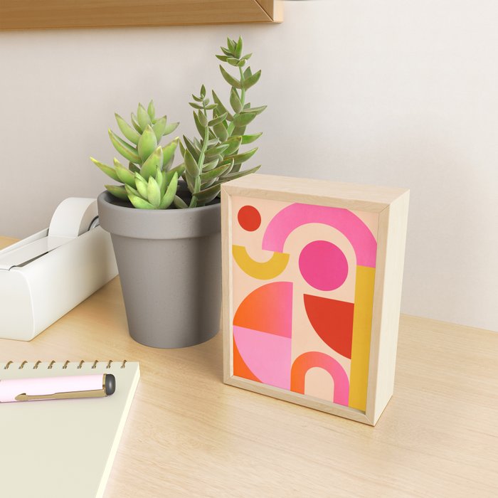 Geometric Shapes 201 Mini Art Print Gallery Image 2