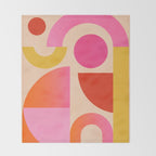 Geometric Shapes 201 Throw Blanket Gallery Image 2