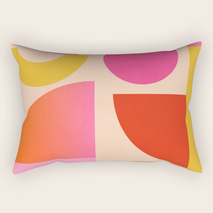 Geometric Shapes 201 Rectangular Pillow Gallery Image 2