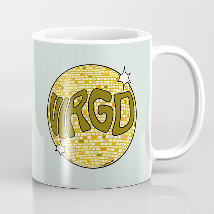Virgo Disco Ball Coffee Mug Gallery Image 1