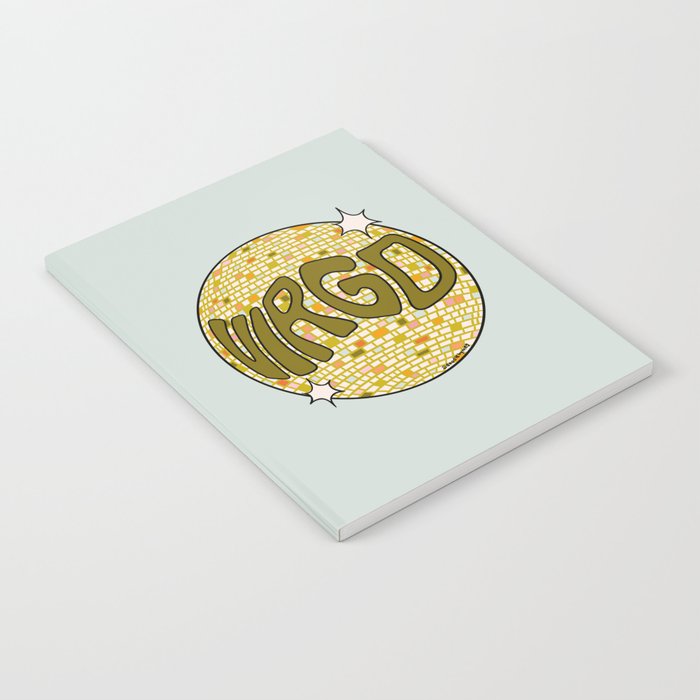 Virgo Disco Ball Notebook Gallery Image 2