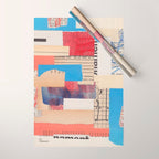 Abstract Mixed Media Collage #2 Wrapping Paper Gallery Image 1
