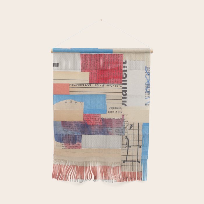 Abstract Mixed Media Collage #2 Wall Hanging Gallery Image 1