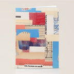 Abstract Mixed Media Collage #2 Stationery Card Gallery Image 2