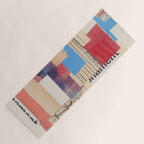 Abstract Mixed Media Collage #2 Yoga Mat Gallery Image 1