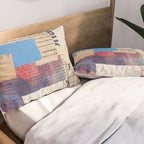 Abstract Mixed Media Collage #2 Pillow Sham Gallery Image 2