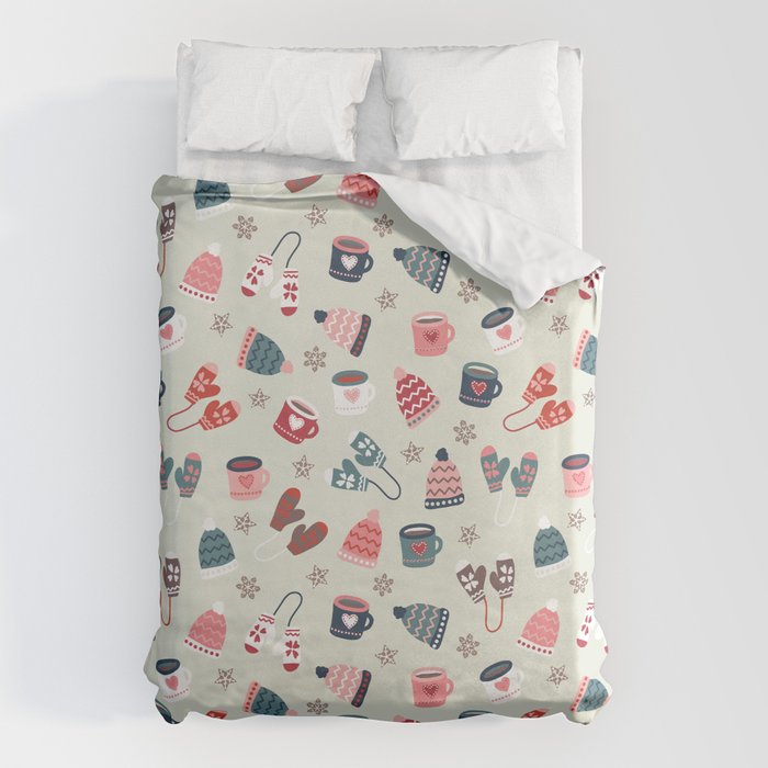 Scandinavian Winter Time Duvet Cover Gallery Image 6
