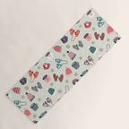 Scandinavian Winter Time Yoga Mat Gallery Image 1
