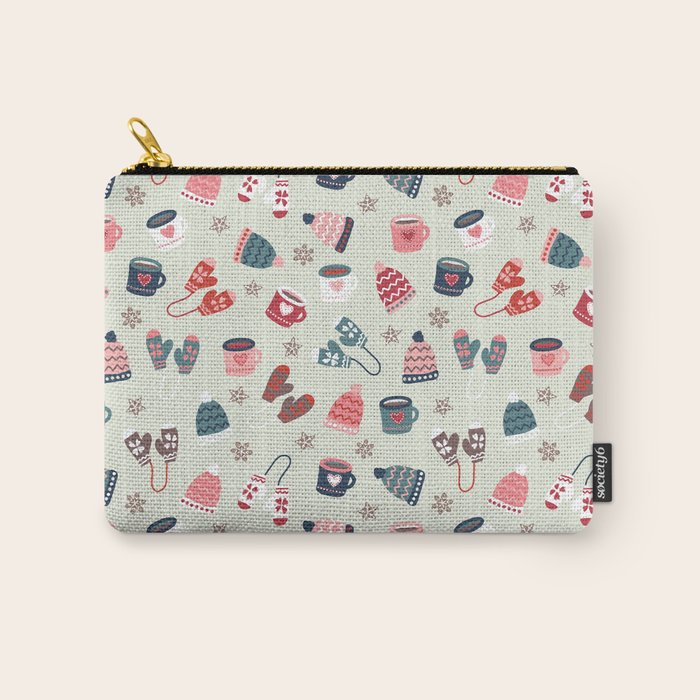 Scandinavian Winter Time Carry All Pouch Gallery Image 1