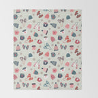 Scandinavian Winter Time Throw Blanket Gallery Image 2