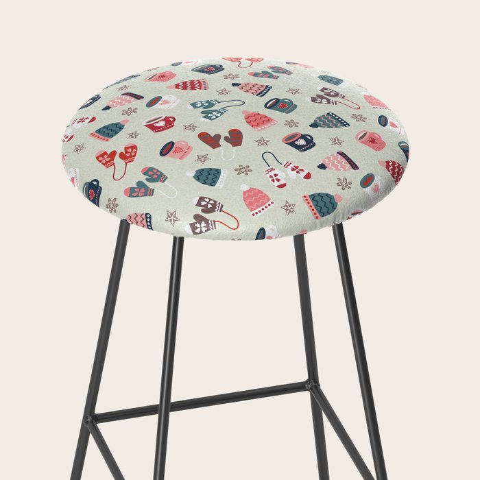 Scandinavian Winter Time Stool Gallery Image 2
