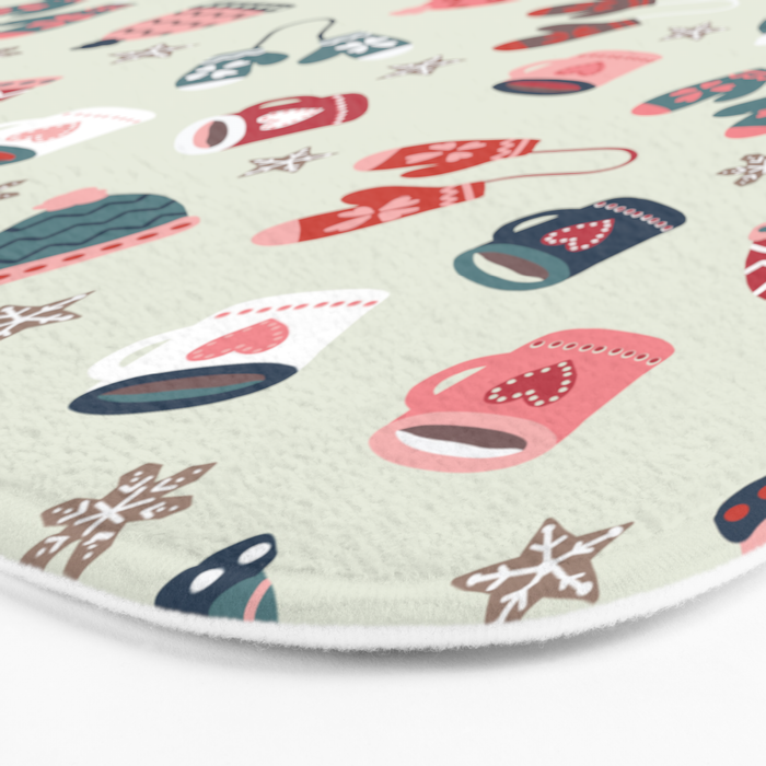 Scandinavian Winter Time Bath Mat Gallery Image 3