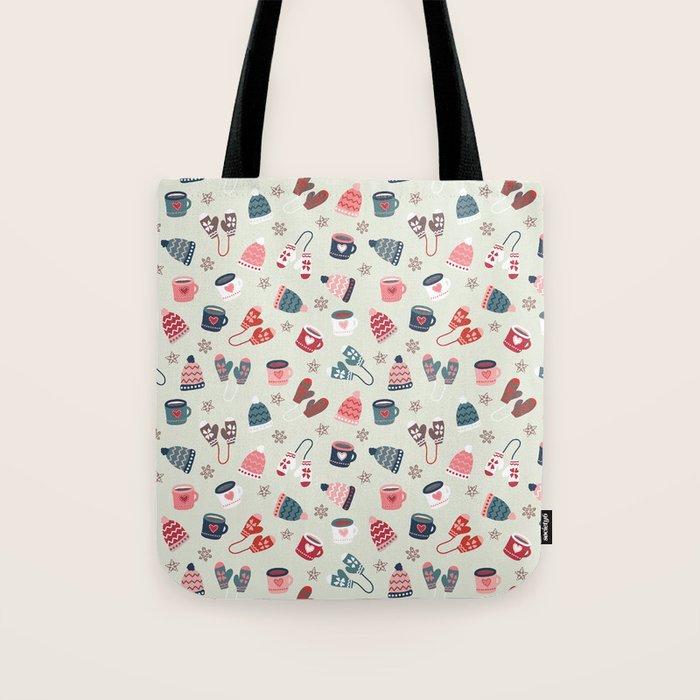 Scandinavian Winter Time Tote Bag Gallery Image 1