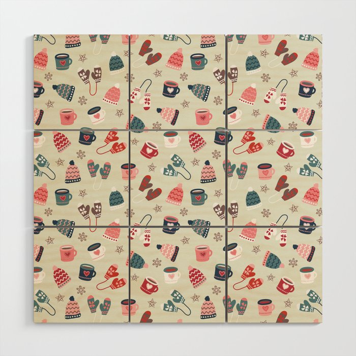 Scandinavian Winter Time Wood Wall Art Gallery Image 1