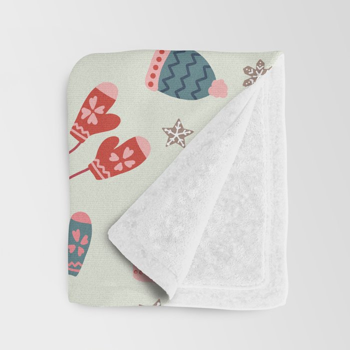 Scandinavian Winter Time Throw Blanket Gallery Image 3