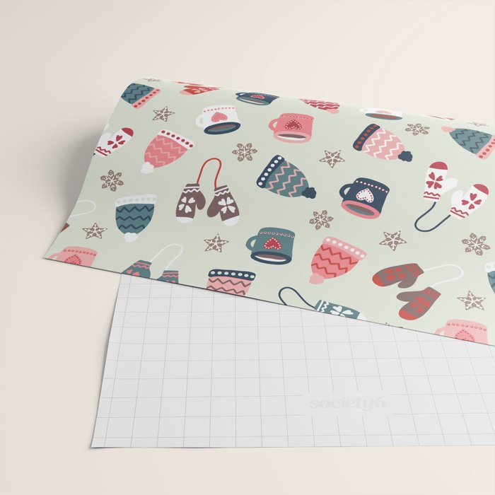 Scandinavian Winter Time Wrapping Paper Gallery Image 2