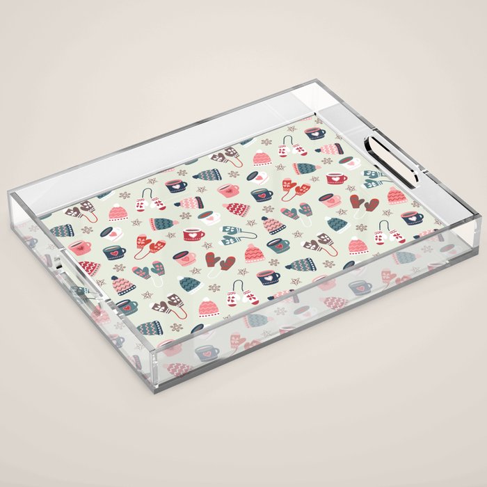 Scandinavian Winter Time Acrylic Tray Gallery Image 1