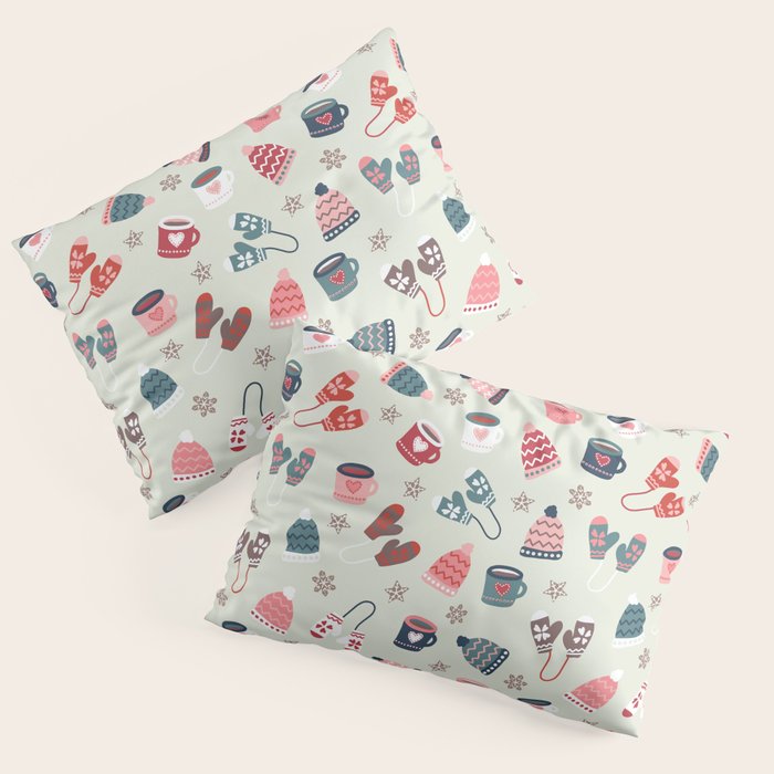 Scandinavian Winter Time Pillow Sham Gallery Image 3