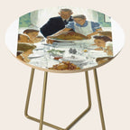 Norman Rockwell Freedom from Want Side Table Gallery Image 2