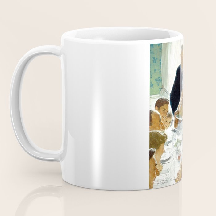 Norman Rockwell Freedom from Want Coffee Mug Gallery Image 3