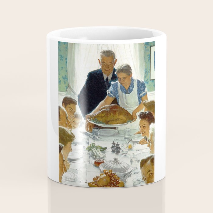 Norman Rockwell Freedom from Want Coffee Mug Gallery Image 4
