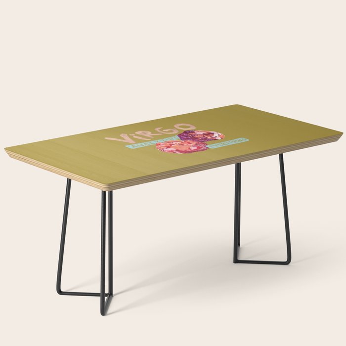 Virgo Perfection in Mustard Yellow | Zodiac Series Coffee Table Gallery Image 1