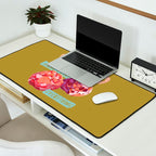 Virgo Perfection in Mustard Yellow | Zodiac Series Desk Mat Gallery Image 2