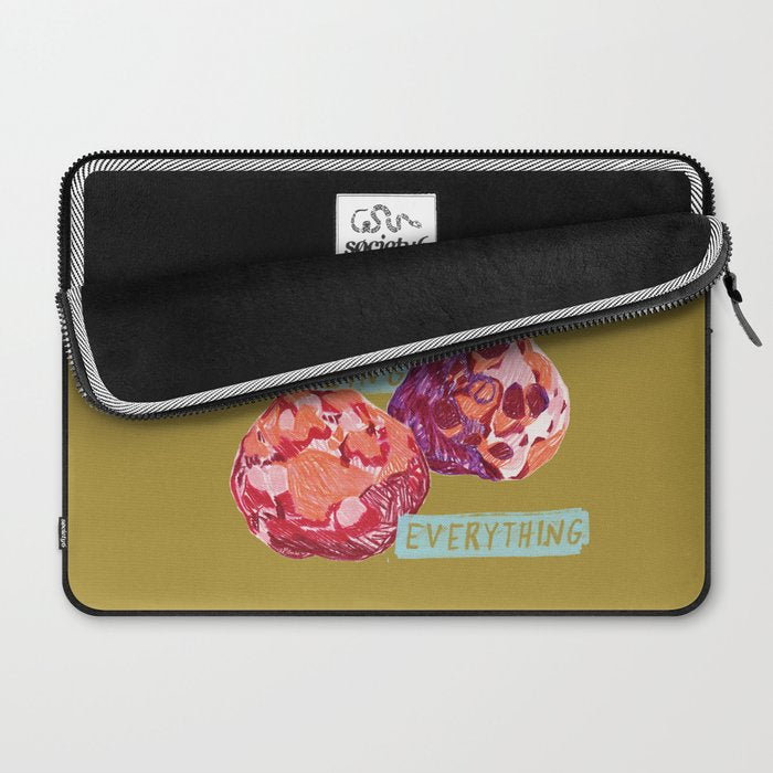 Virgo Perfection in Mustard Yellow | Zodiac Series Laptop Sleeve Gallery Image 2