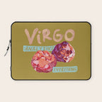 Virgo Perfection in Mustard Yellow | Zodiac Series Laptop Sleeve Gallery Image 1
