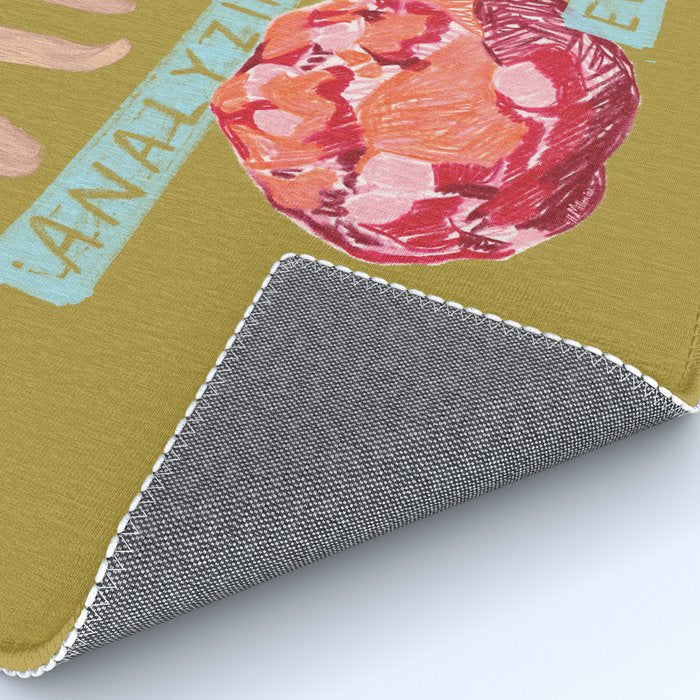 Virgo Perfection in Mustard Yellow | Zodiac Series Rug Gallery Image 4