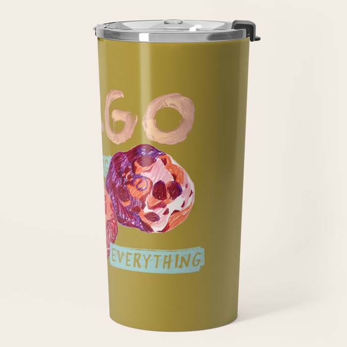 Virgo Perfection in Mustard Yellow | Zodiac Series Travel Mug Gallery Image 2