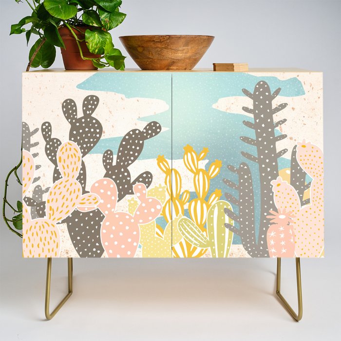 Retro Desert Oasis Credenza Gallery Image 1