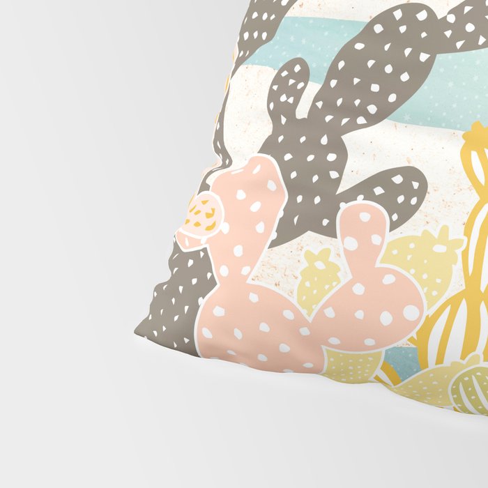Retro Desert Oasis Pillow Sham Gallery Image 4